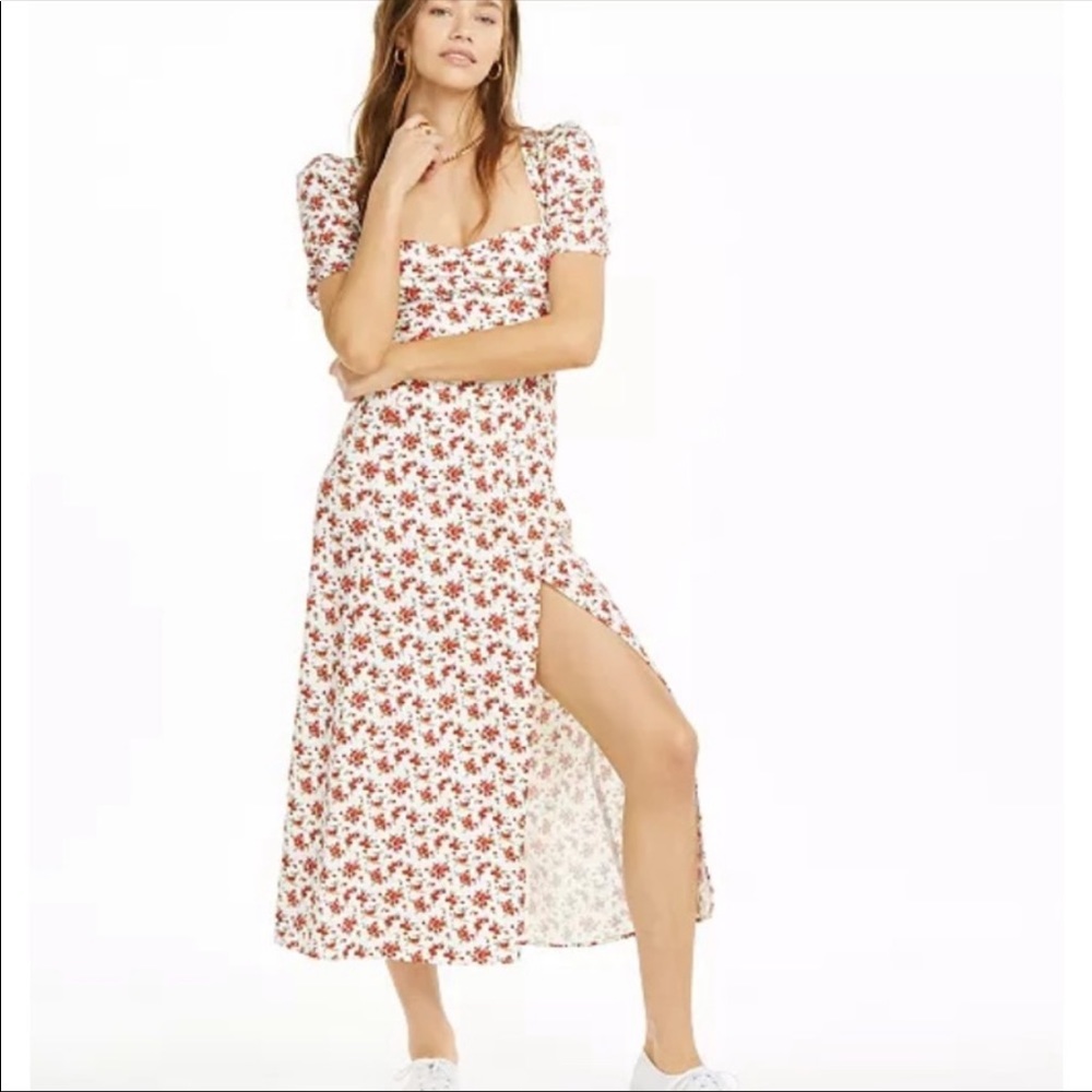 NWT WeWoreWhat Danielle Bernstein Floral Slip Midi Dress Size 12